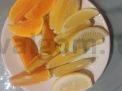 Abrikosų-apelsinų kompotas Žingsnis 2