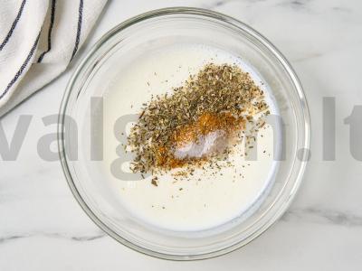 Vištienos šašlykas kefyro marinate Žingsnis 3