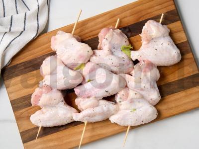 Vištienos šašlykas kefyro marinate Žingsnis 5