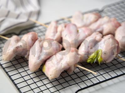 Vištienos šašlykas kefyro marinate Žingsnis 6