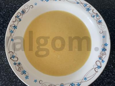 Kabakų, vištienos krūtinėlės ir daržovių tyrė sriuba Žingsnis 7