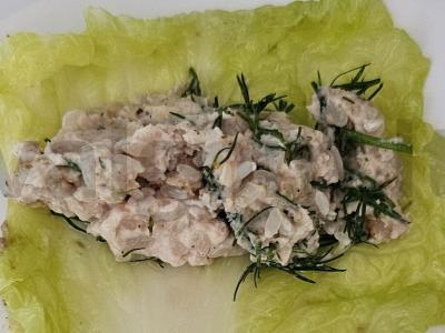 Pekino kopūstų balandėliai Žingsnis 3