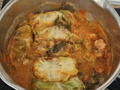 Pekino kopūstų balandėliai pagrindine nuotrauka