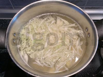 Borsčas su pomidorais ir kiaulienos šonkauliais Žingsnis 10