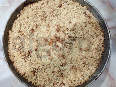 Vanilinis uogų karališkas varškės pyragas Žingsnis 11