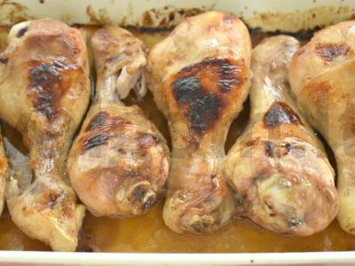 Vištienos blauzdelės česnako-sojų marinate orkaitėje Žingsnis 5