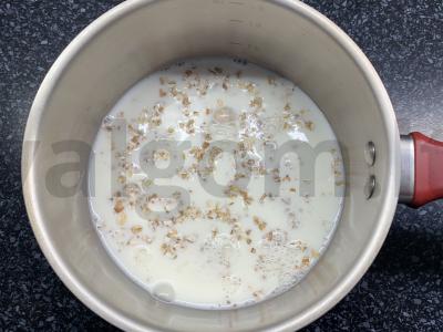 Grūdų košė su braškėmis Žingsnis 2