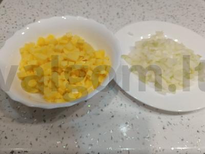 Vak-belyašas su faršu ir bulvėmis Žingsnis 1