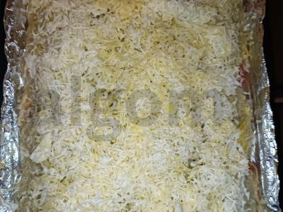 Bulvių apkepas su kalakutiena Žingsnis 7