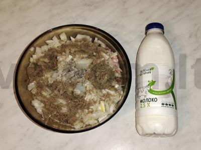 Namų mantai su pienu Žingsnis 3