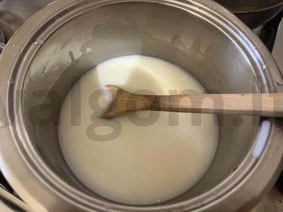 Vanilinis pieno kreminis padažas Žingsnis 3