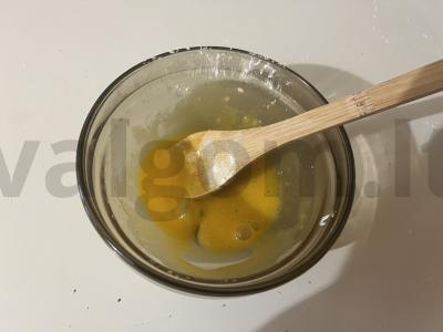 Vanilinis pieno kreminis padažas Žingsnis 6