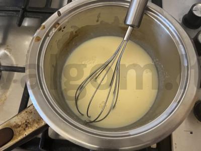 Vanilinis pieno kreminis padažas Žingsnis 10