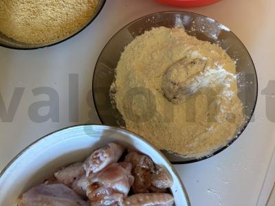 Vištienos sparneliai kaip iš žinomo greito maisto Žingsnis 4