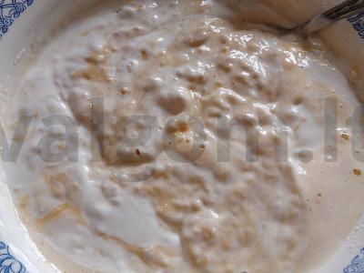 Tortas „Smetannik“ su tamsiu šokoladu Žingsnis 2