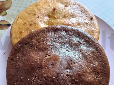 Tortas „Smetannik“ su tamsiu šokoladu Žingsnis 3