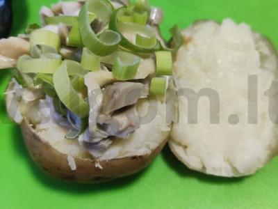 Krosnė-kartofelis su sūdytais grybais Žingsnis 4