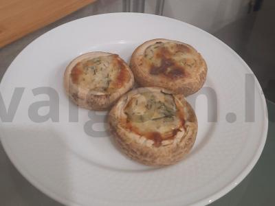 Įdaryti šampinjonai orkaitėje per 30 minučių Žingsnis 6