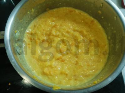 Moliūgų košė su ryžiais ir kukurūzais Žingsnis 4