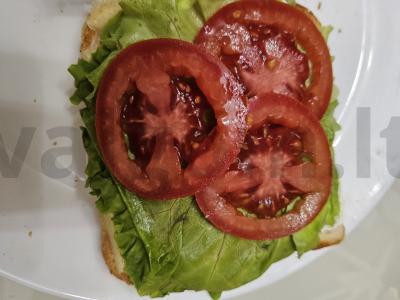 Krustingas sumuštinis su lašiša Žingsnis 4