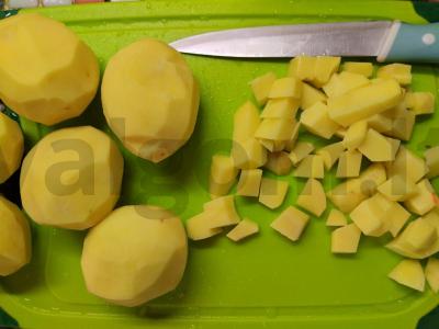 Pomidorų sriuba su kalakutiena ir mini pievagrybiais Žingsnis 3