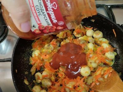 Pomidorų sriuba su kalakutiena ir mini pievagrybiais Žingsnis 7