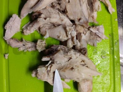 Pomidorų sriuba su kalakutiena ir mini pievagrybiais Žingsnis 8