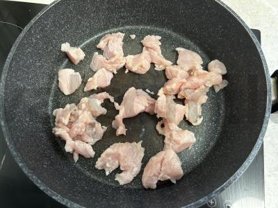 Bulguras su kalakutiena ir daržovėmis Žingsnis 1