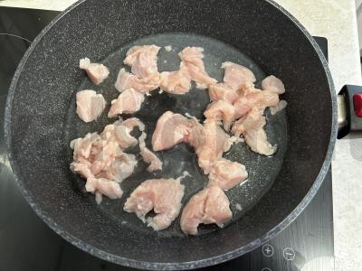 Bulguras su kalakutiena ir daržovėmis Žingsnis 2