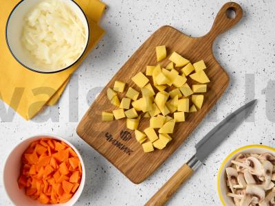 Grikių sriuba be mėsos Žingsnis 1