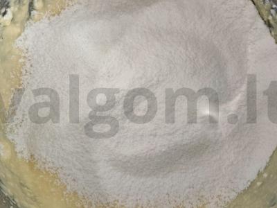 Varškės vafliai su citrusų žievele Žingsnis 4