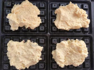 Varškės vafliai su citrusų žievele Žingsnis 5