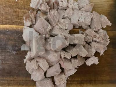 Šviežių kopūstų ir burokėlių šaltibarščiai Žingsnis 6