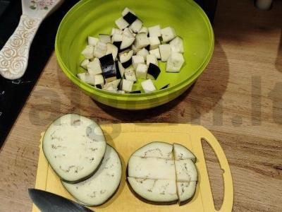 Salotas „Krumka“ su baklažanais Žingsnis 2