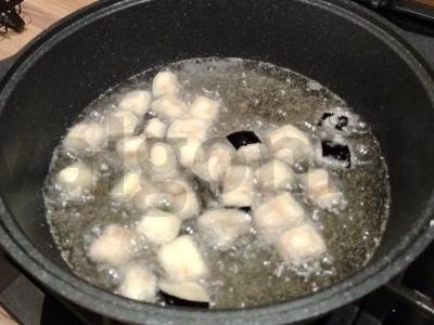 Salotas „Krumka“ su baklažanais Žingsnis 5