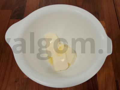 Klasikiniai keksiukai Žingsnis 2