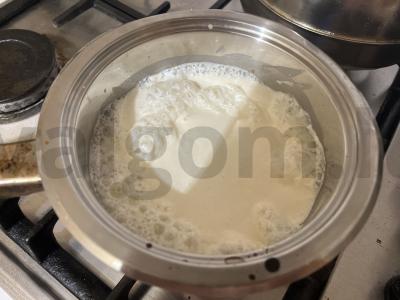 Namų varškės sūris iš pieno ir grietinės Žingsnis 6