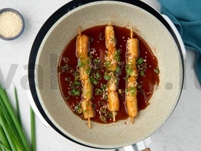 Šašlykai su tokpokkiais aštriame padaže Žingsnis 5