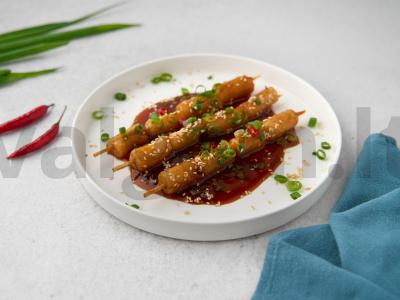 Šašlykai su tokpokkiais aštriame padaže pagrindine nuotrauka