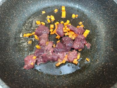 Sriuba su grikių kruopomis ir kepenėlėmis pietums Žingsnis 2