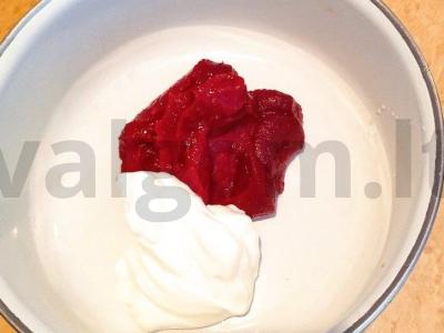 Paprikos su naminiu faršu ir žolelėmis Žingsnis 4