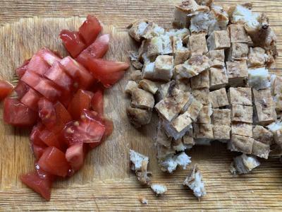 Salotas „Žiemos kepurė“ Žingsnis 1