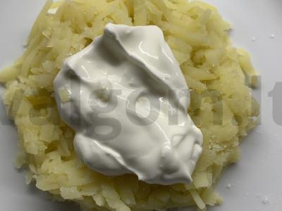 Salotas „Žiemos kepurė“ Žingsnis 3