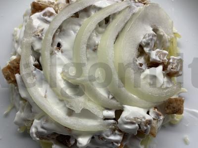 Salotas „Žiemos kepurė“ Žingsnis 5