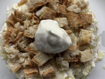 Salotas „Žiemos kepurė“ Žingsnis 7