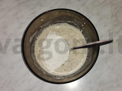 Cukinijų blynai su ayranu Žingsnis 5