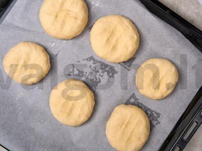 Namų burgerių bandelės Žingsnis 14