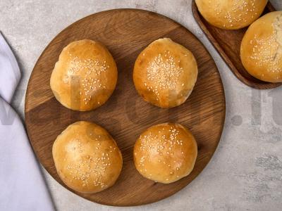 Namų burgerių bandelės Žingsnis 17