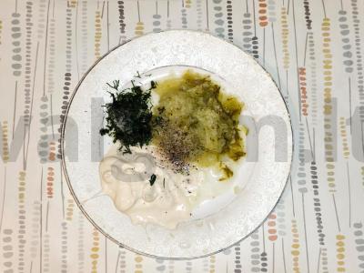 Kepta skumbrė agurkų-majonezo padaže Žingsnis 3