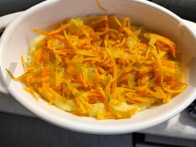 Žuvies ir bulvių apkepas Žingsnis 3